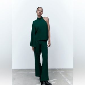 NWT Zara green top Sz L